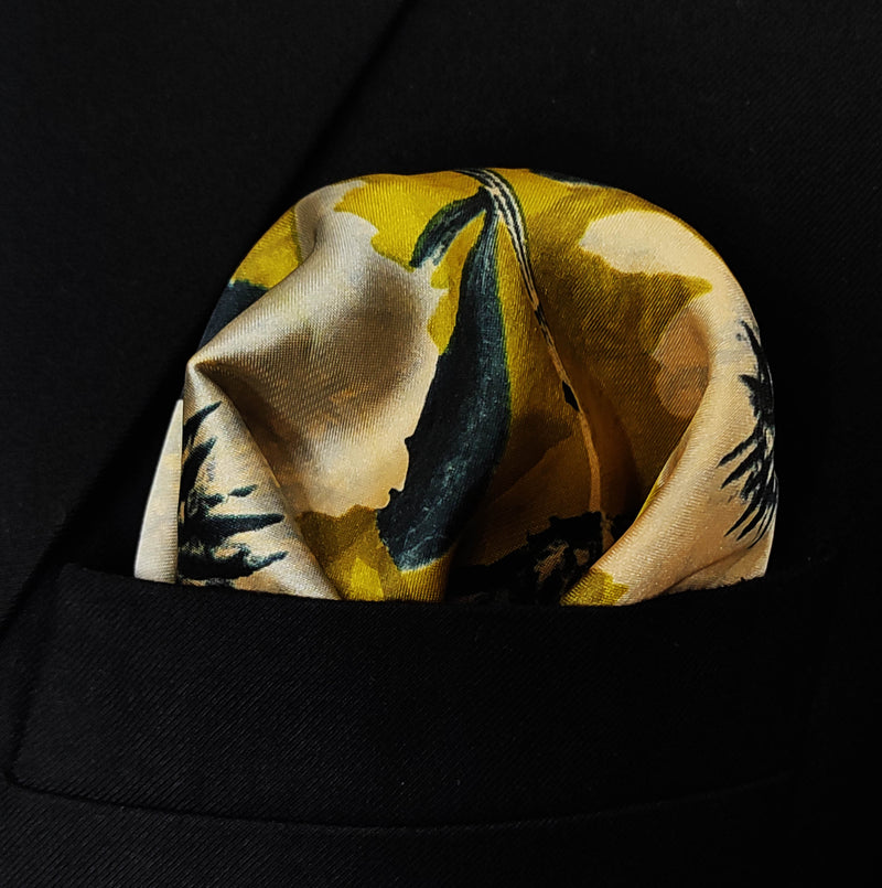 The Tinted Garden Silk Pocket Squares