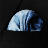 Deep Blue Ocean Silk Pocket Squares