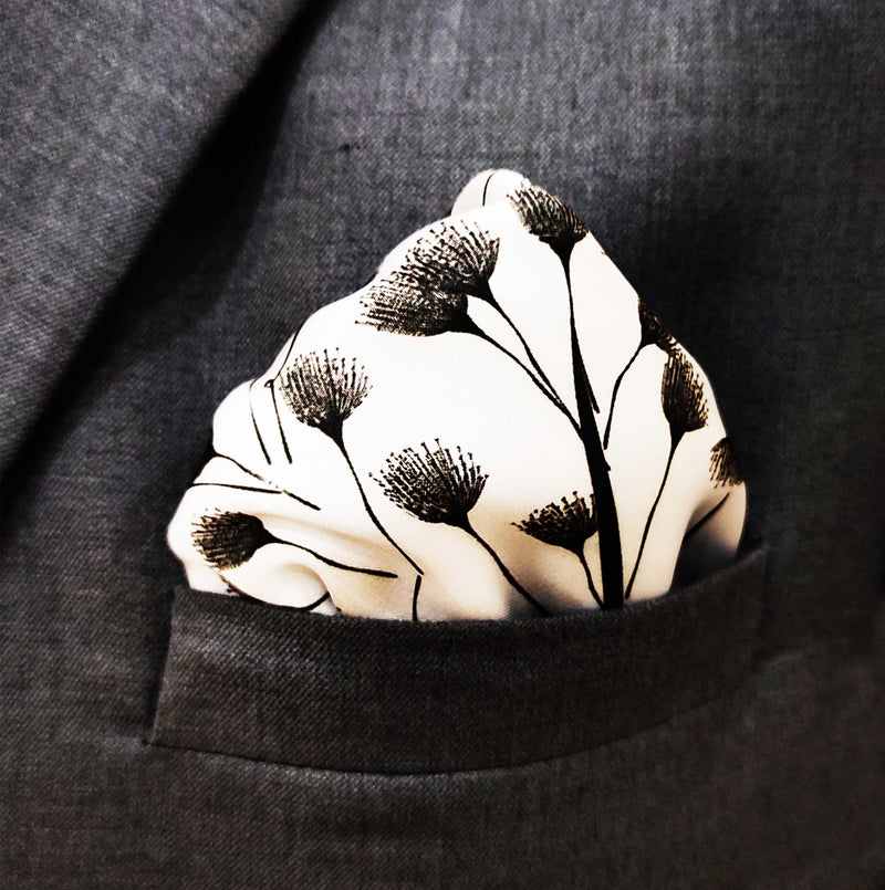 Modern Floral - Silk Pocket Square