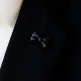 BOW TIE BLACK LAPEL PINS