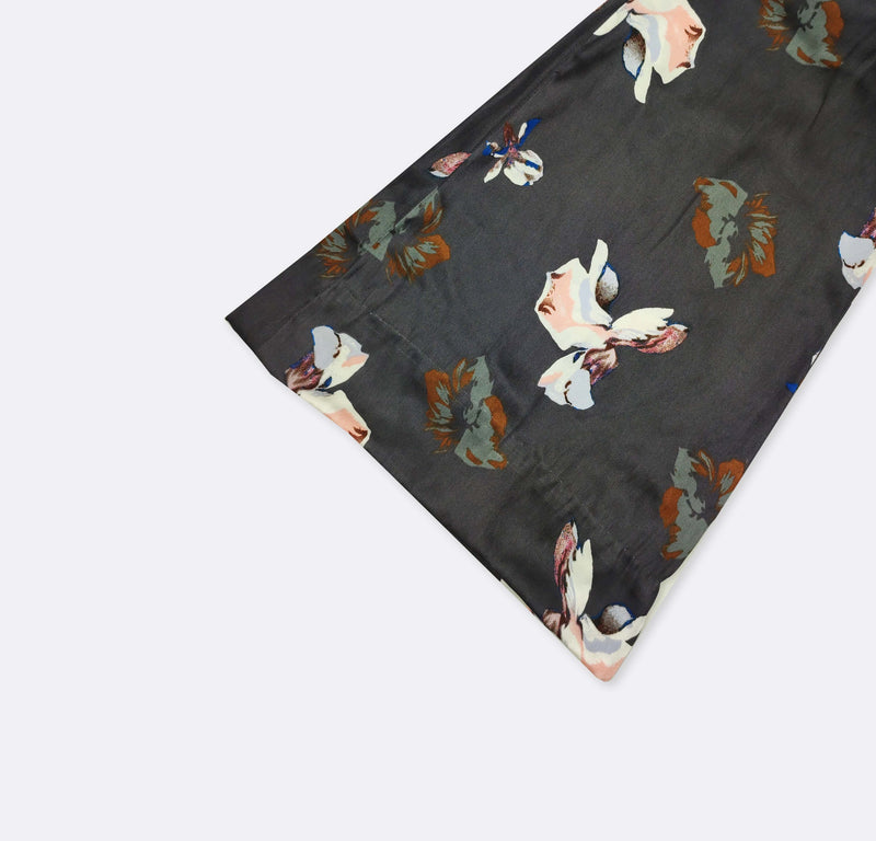 floral straight trouser