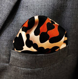 ARMY GREEN CAMOUFLAGE - SILK POCKET SQUARES