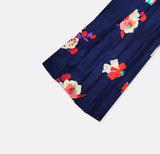 floral box pleated trouser
