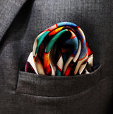Hawaiian flower - SILK POCKET SQAURES