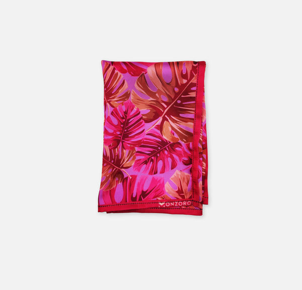 Panama Leaves - Silk Pocket Square