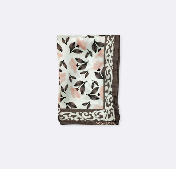 Pink and Grey - Silk Pocket Square