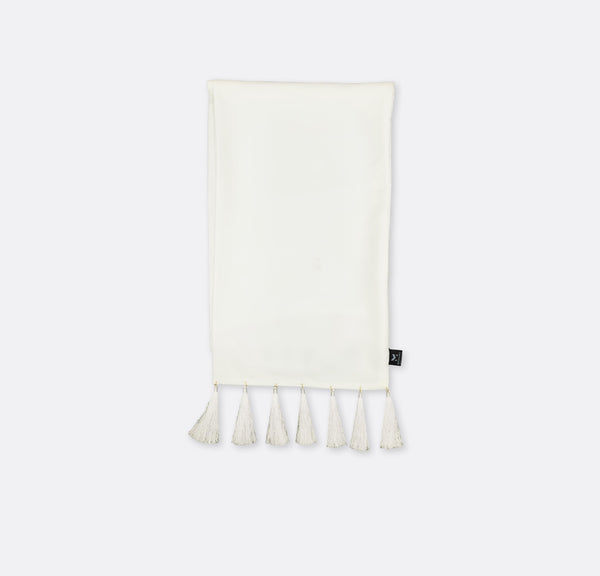 PEARL WHITE PARADIGM - SILk men scarves