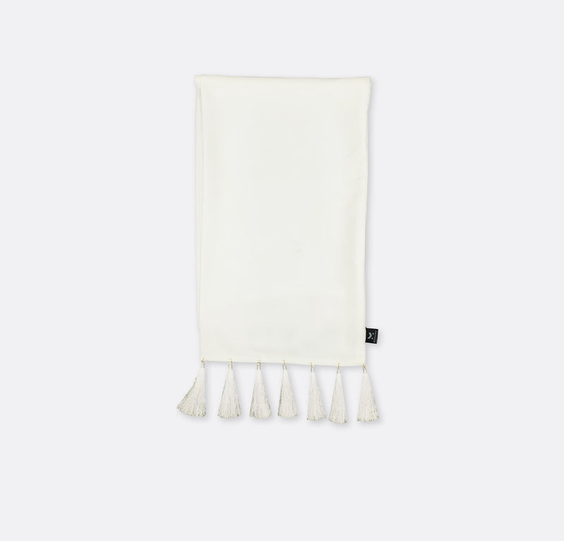 PEARL WHITE PARADIGM - SILk men scarves