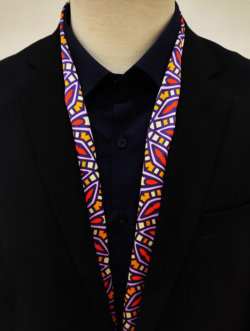 Colourful
abstract art - silk men scarves
