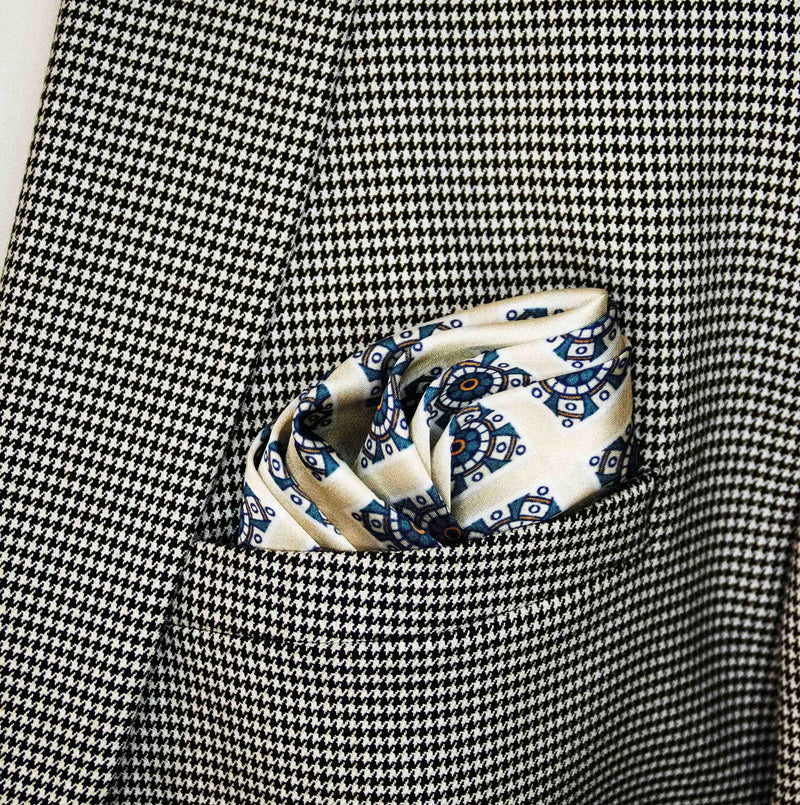 Ukrainian Folk Art - Silk Pocket Square