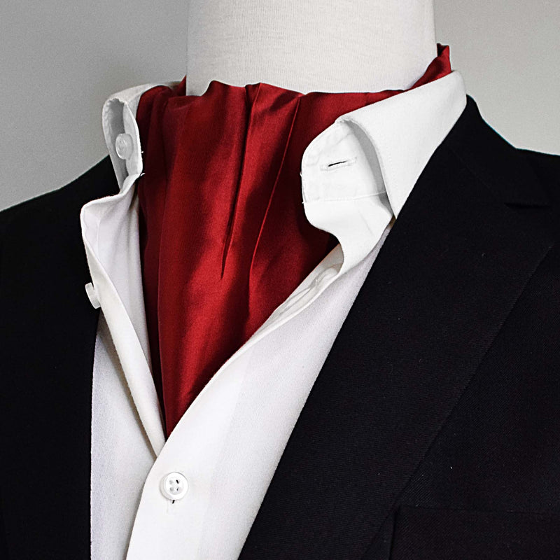 Bordeaux Wine - Men Silk Ascot