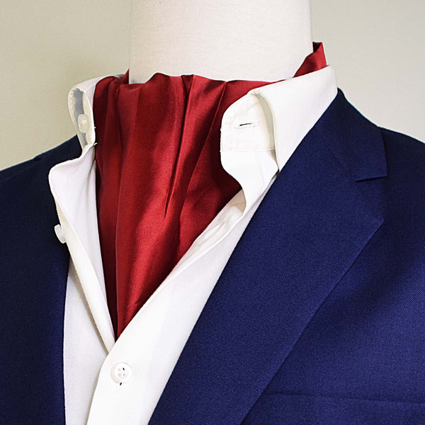 Bordeaux Wine - Men Silk Ascot