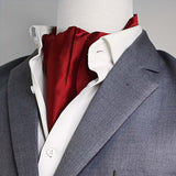 Bordeaux Wine - Men Silk Ascot