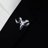 Markhor - Silver Lapel Pins