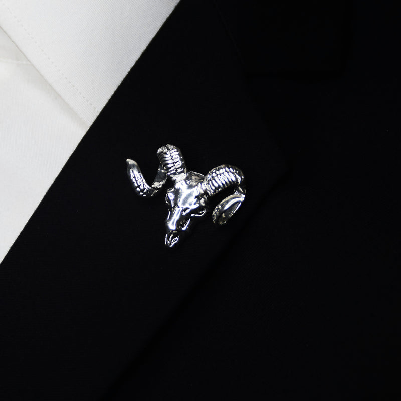Markhor - Silver Lapel Pins