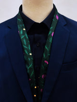 SCOTTISH THIRSTLE VECTOR ART - SILK men scarves