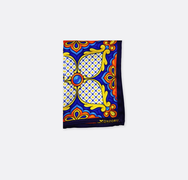 Mexican Talavera - Silk Pocket Square