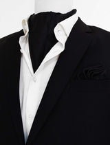 The Black Matter Silk Ascot & Pocket Square Set