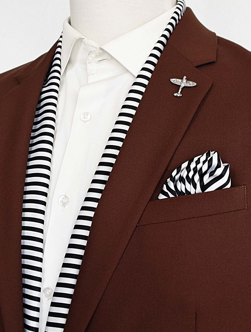 Retro Run Silk Scarf Set