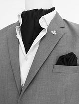 The Black Matter Silk Ascot Set