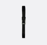Braided Leather - Pin Buckle Belt - Black - Belts | Monzoro Pakistan