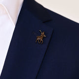Polo Player – Black Metal Lapel Pins