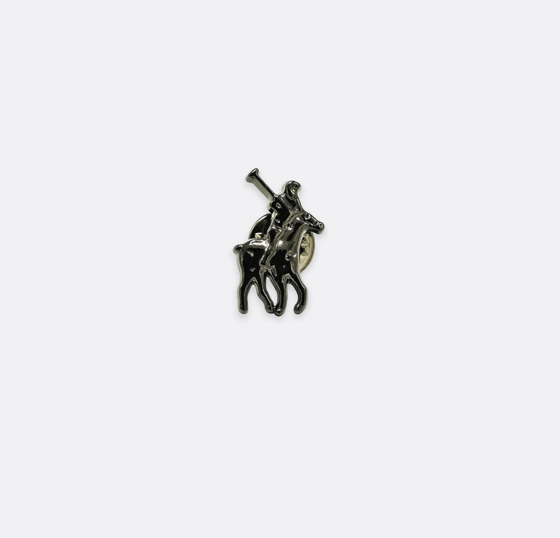 Polo Player – Black Metal Lapel Pins