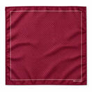 Burgundy Starlight Silk Pocket Square