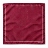 Burgundy Starlight Silk Pocket Square