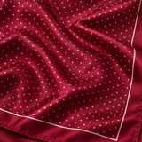Burgundy Starlight Silk Pocket Square