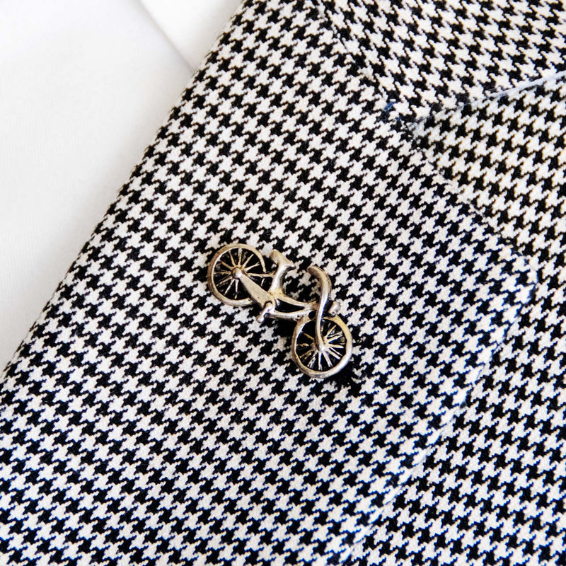 BICYCLE RUN – SILVER LAPEL PINS