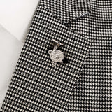 FRENCH HORN SILVER LAPEL PINS