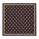 Chocolate Honeycomb Silk Pocket Square