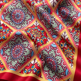 Marrakesh Mandala Silk Pocket Square