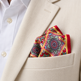 Marrakesh Mandala Silk Pocket Square