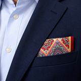 Marrakesh Mandala Silk Pocket Square