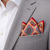 Marrakesh Mandala Silk Pocket Square