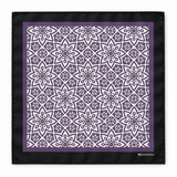 Midnight Magenta Silk Pocket Square