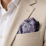 Midnight Magenta Silk Pocket Square