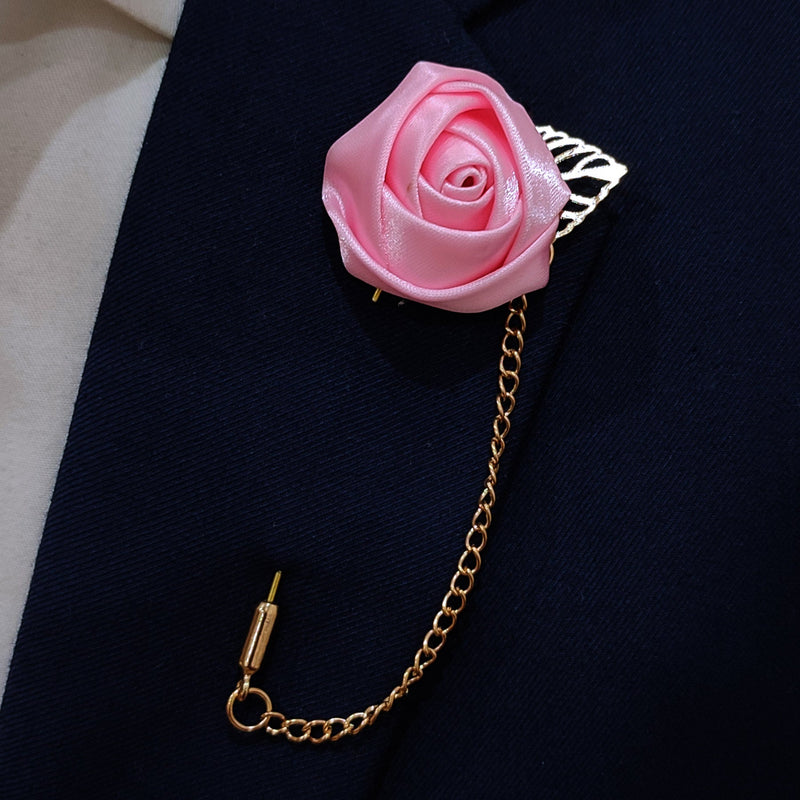 Pink Floral Lapel pins