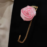 Light Pink Floral Lapel Pins
