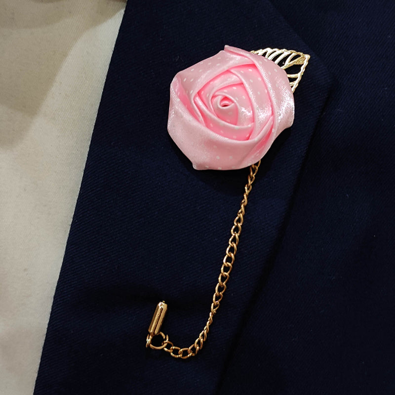 Light Pink Floral Lapel Pins