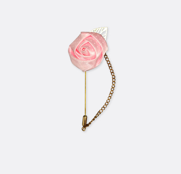 Light Pink Floral Lapel Pins