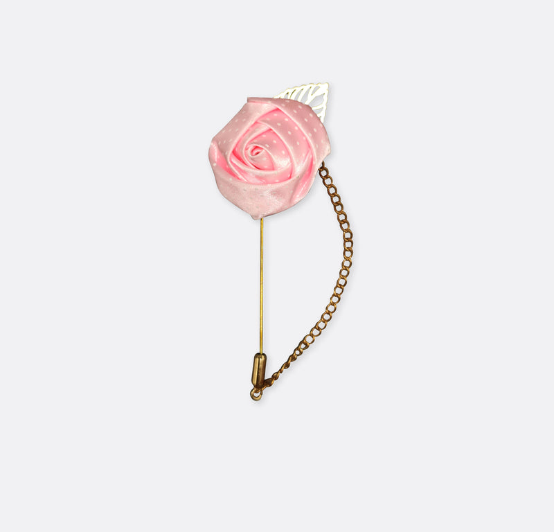 Light Pink Floral Lapel Pins