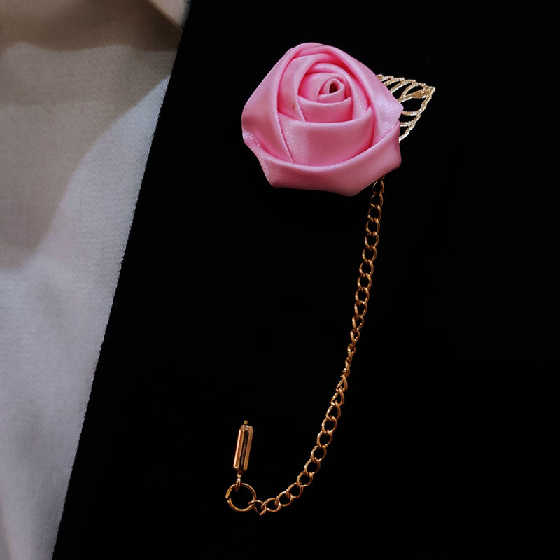 Pink Floral Lapel pins