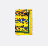 Paisley and Floral Mustard - Silk Pocket Square