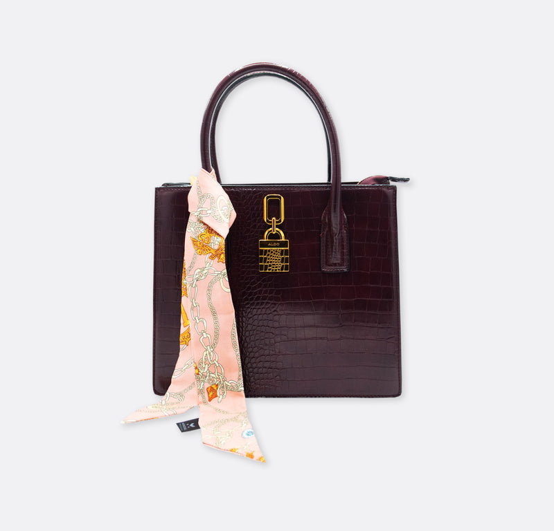 Curb and link chain art - silk twilly scarves