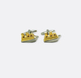 Cruise – Silver & Golden Mens Cufflinks