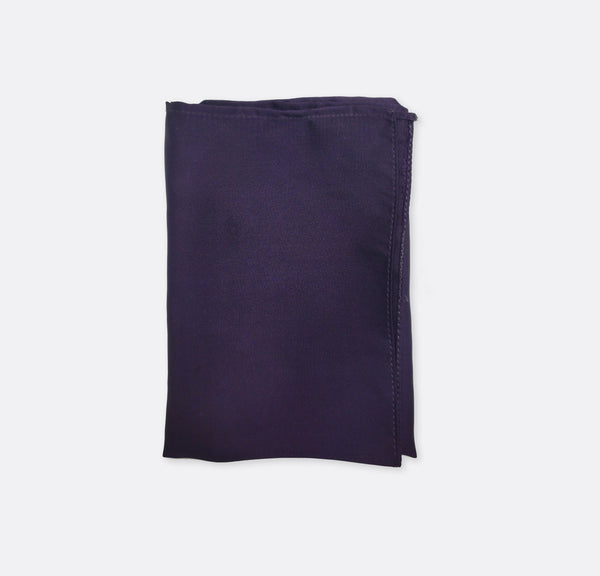 Dark Mauve Solid - Silk Pocket Square