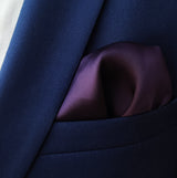 Dark Mauve Solid - Silk Pocket Square